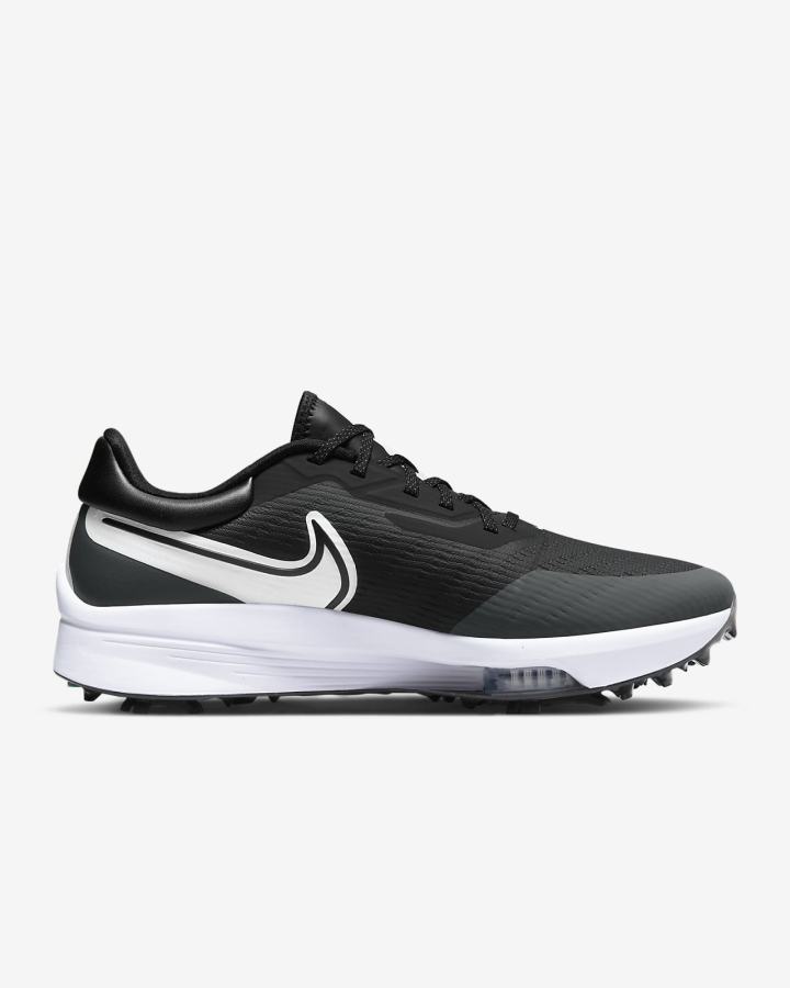 Nike Air Zoom Infinity Tour NEXT% (Wide) Muške Cipele Za Golf Crne Sive Tirkizne Bijele | HR-63208CMFU