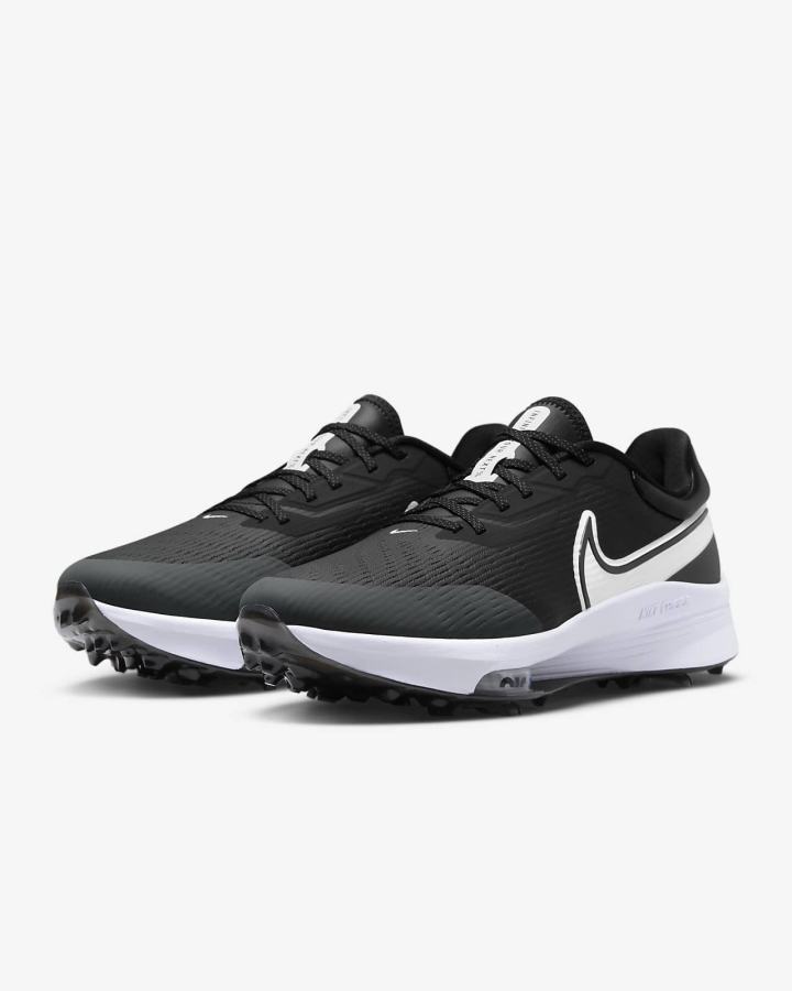 Nike Air Zoom Infinity Tour NEXT% (Wide) Muške Cipele Za Golf Crne Sive Tirkizne Bijele | HR-63208CMFU