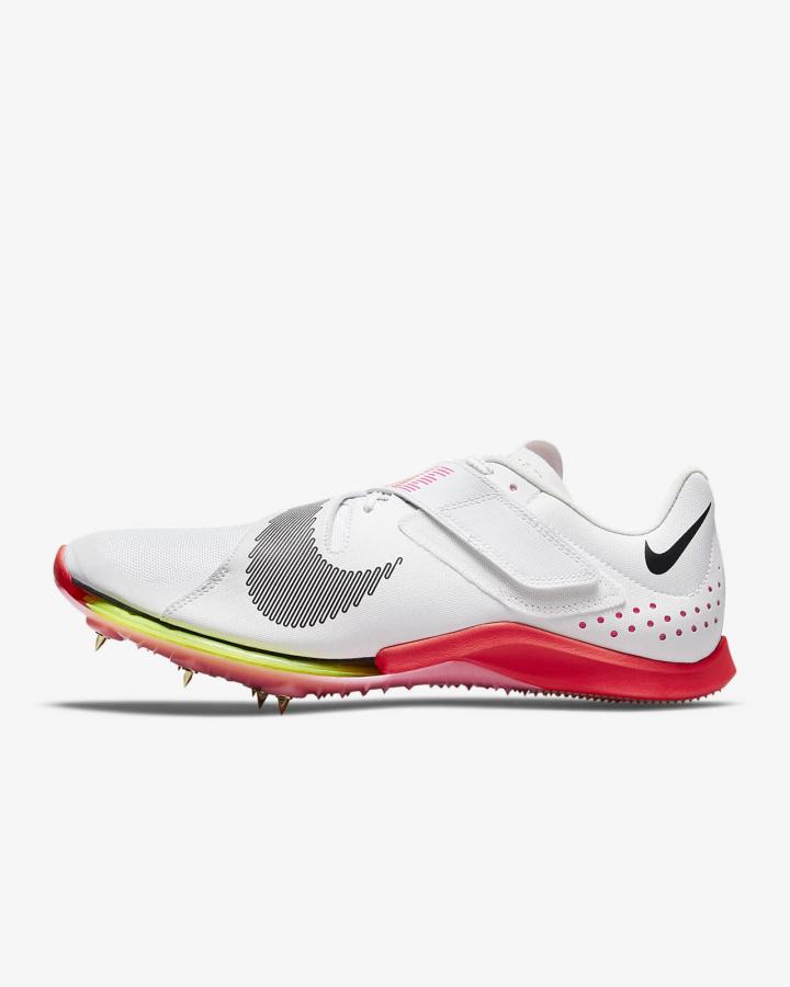 Nike Air Zoom Long Jump Elite Track & Field Jumping Spikes Muške Track Spikes Bijele Crne | HR-60219KOFU