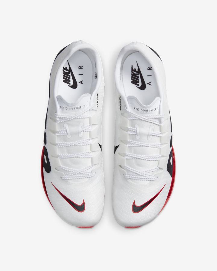 Nike Air Zoom Maxfly More Uptempo Track & Field Sprinting Spikes Muške Track Spikes Bijele Crvene Crne | HR-26715FSAR