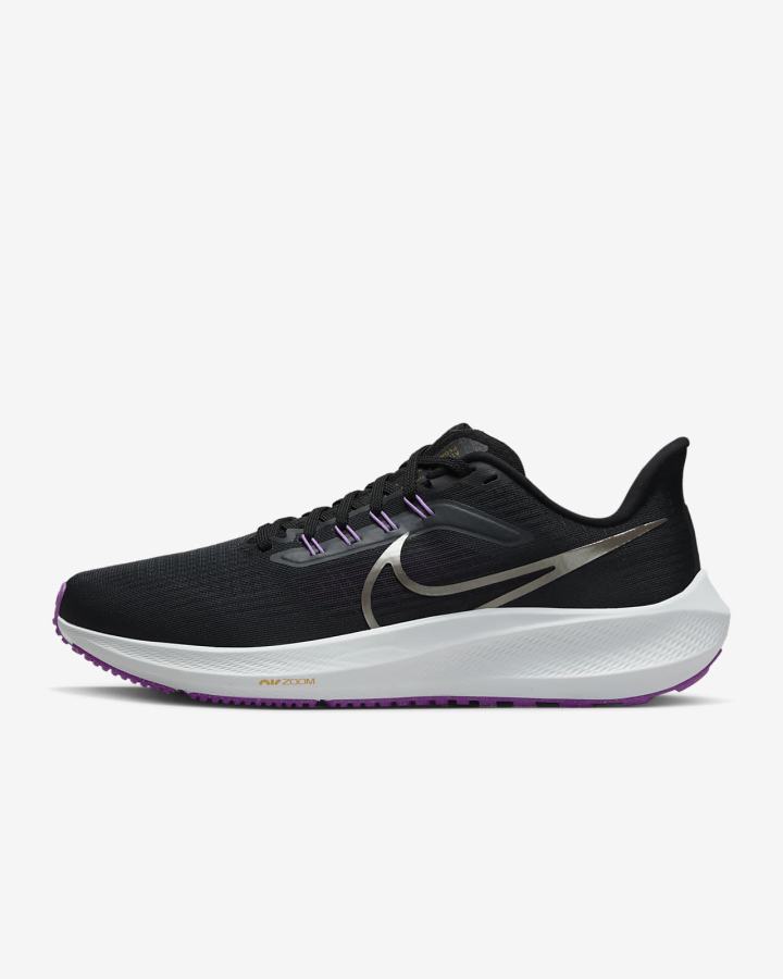 Nike Air Zoom Pegasus 39 A.I.R. Hola Lou Road Muške Tenisiće Tamno Sive Crne Ljubičaste Metalne Plave Sive | HR-05419AWGT