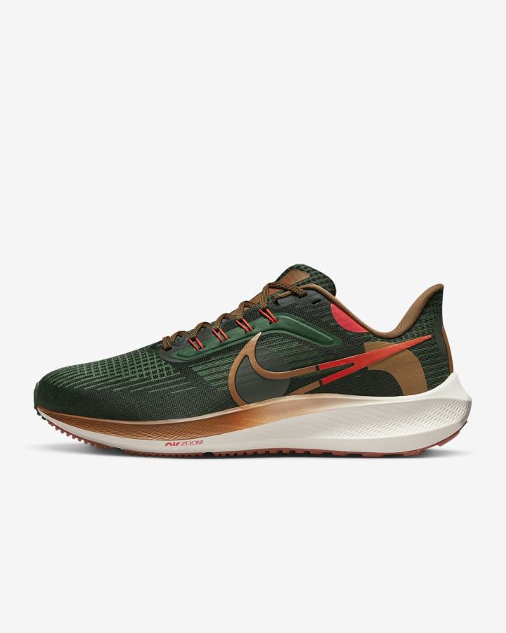 Nike Air Zoom Pegasus 39 A.I.R. Hola Lou Road Muške Tenisiće Zelene Narančaste Smeđe | HR-37046NDGC