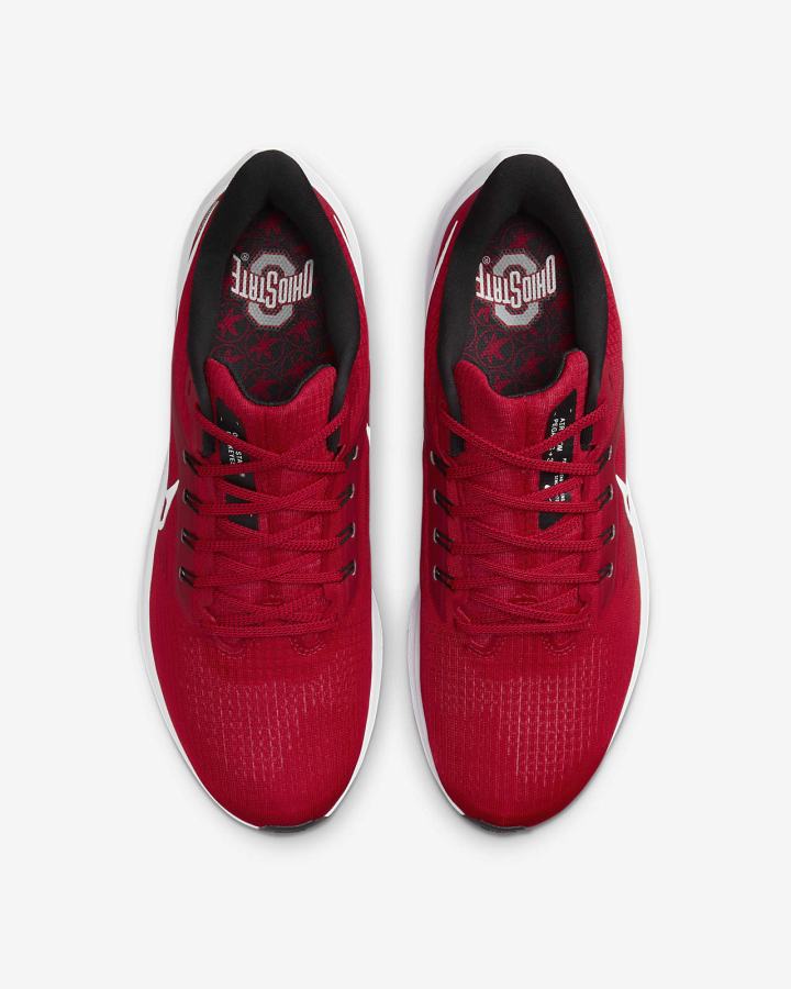 Nike Air Zoom Pegasus 39 (Clemson) Road Muške Tenisiće Crvene Crne Bijele | HR-01859RUKN