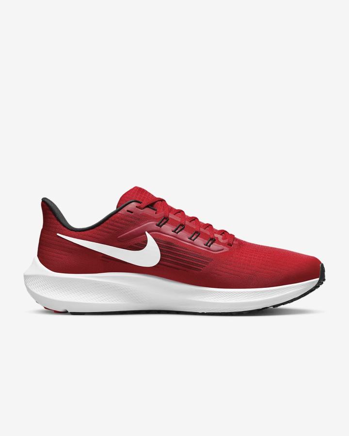 Nike Air Zoom Pegasus 39 (Clemson) Road Muške Tenisiće Crvene Crne Bijele | HR-10524NRUM