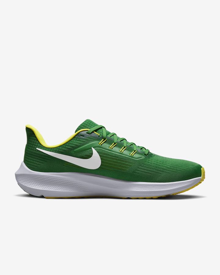 Nike Air Zoom Pegasus 39 (Clemson) Road Muške Tenisiće Zelene Žute Bijele | HR-24630YFIA