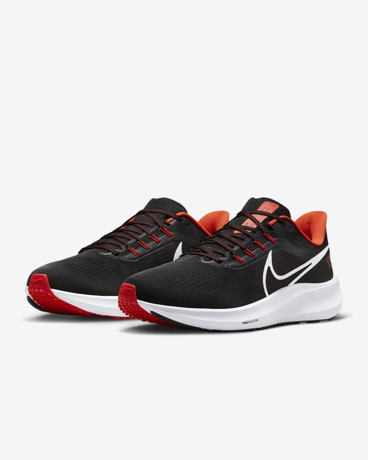 Nike Air Zoom Pegasus 39 (Clemson) Road Muške Tenisiće Crne Narančaste Bijele | HR-72319MHKE