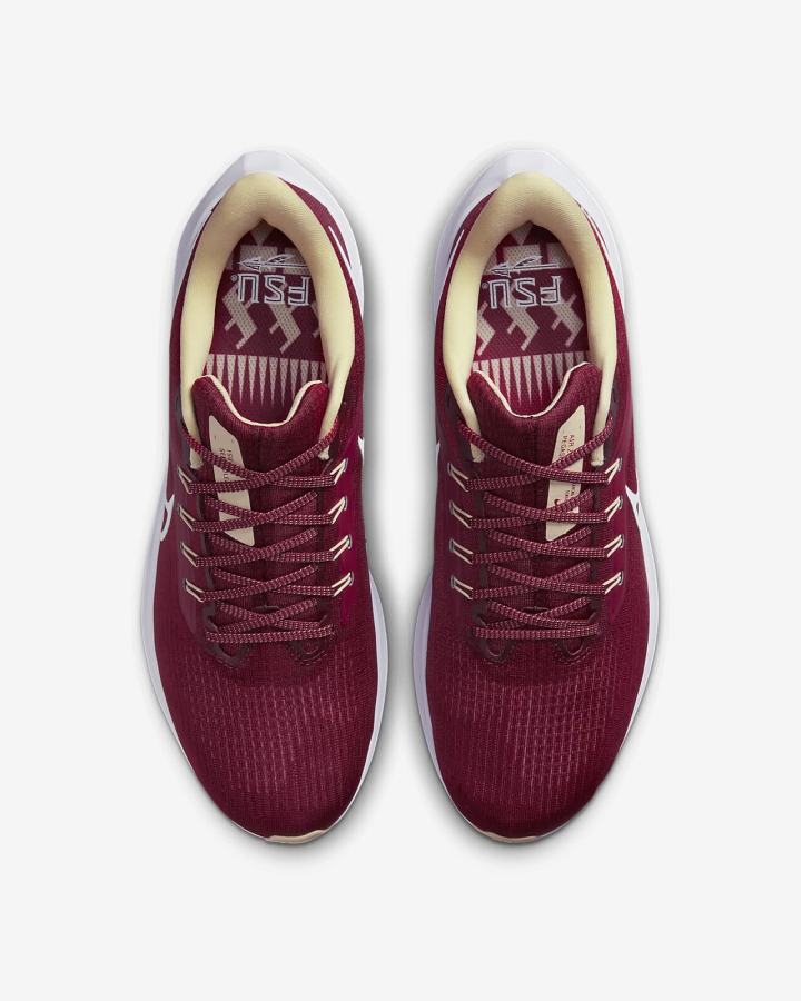 Nike Air Zoom Pegasus 39 (Clemson) Road Muške Tenisiće Bordo Zlatne Bijele | HR-73051JNRI