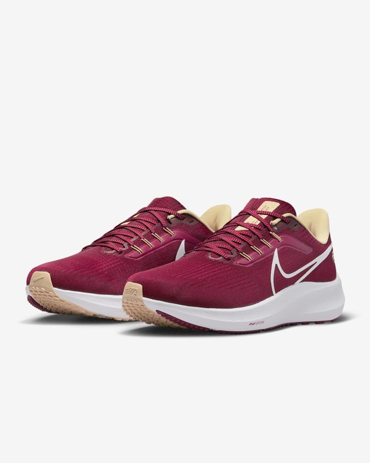 Nike Air Zoom Pegasus 39 (Clemson) Road Muške Tenisiće Bordo Zlatne Bijele | HR-73051JNRI