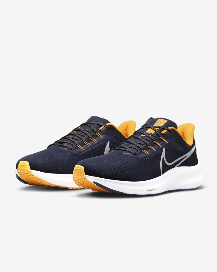 Nike Air Zoom Pegasus 39 (Clemson) Road Muške Tenisiće Tamnoplave Zlatne Bijele | HR-87329QTIL