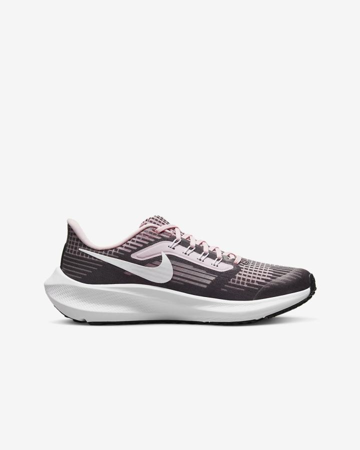 Nike Air Zoom Pegasus 39 Kids Road Za Dječake Tenisiće Roze Crne Bijele | HR-03267RLYI