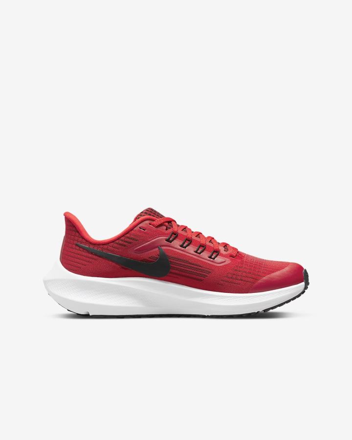 Nike Air Zoom Pegasus 39 Kids Road Za Dječake Tenisiće Crvene Bijele Crne | HR-54976VCIP