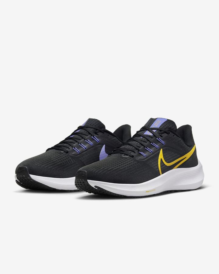 Nike Air Zoom Pegasus 39 Road Ženske Tenisiće Crne Žute | HR-04876CEYF