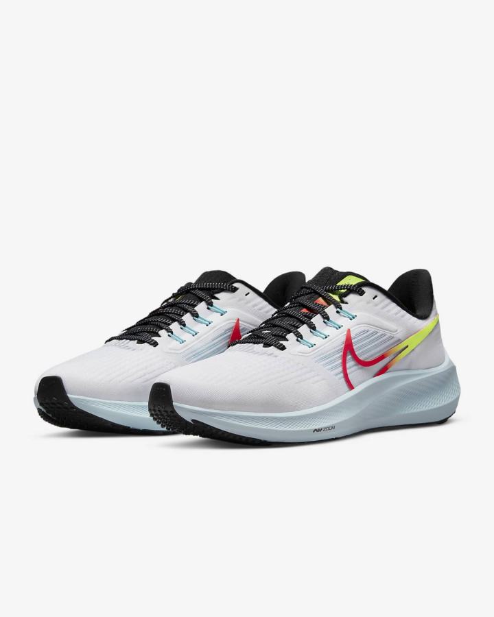 Nike Air Zoom Pegasus 39 Road Ženske Tenisiće Bijele Svijetlo Crvene Crne | HR-41728MSWY