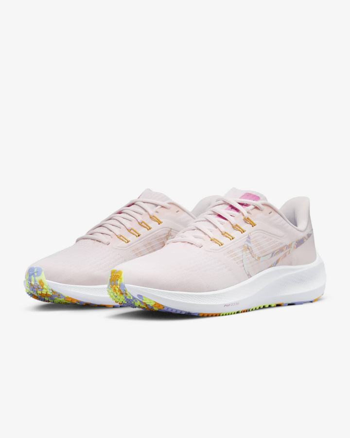 Nike Air Zoom Pegasus 39 Road Ženske Tenisiće Svijetlo Roze Zlatne Zelene | HR-75092NCBP