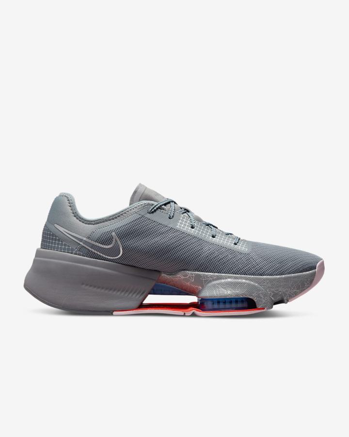 Nike Air Zoom SuperRep 3 HIIT Class Muške Tenisiće Sive Plave Metalne Srebrne | HR-79346NGLM