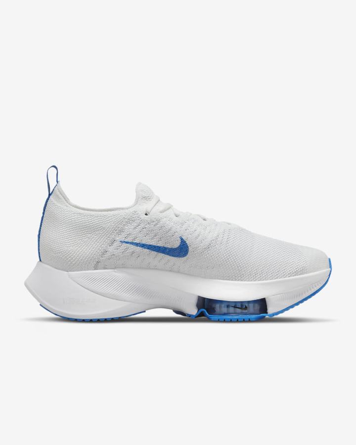 Nike Air Zoom Tempo NEXT% Road Muške Tenisiće Bijele Platine Crne Plave | HR-03561SOJD