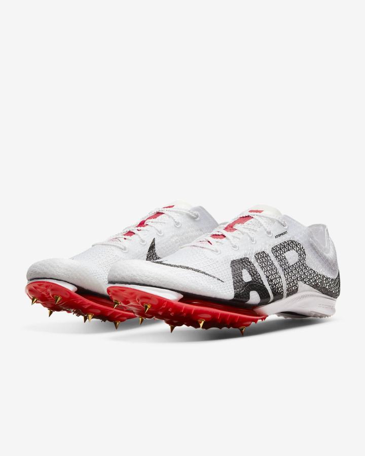 Nike Air Zoom Victory More Uptempo Track & Field Distance Spikes Ženske Track Spikes Bijele Crvene Crne | HR-37516RBAQ