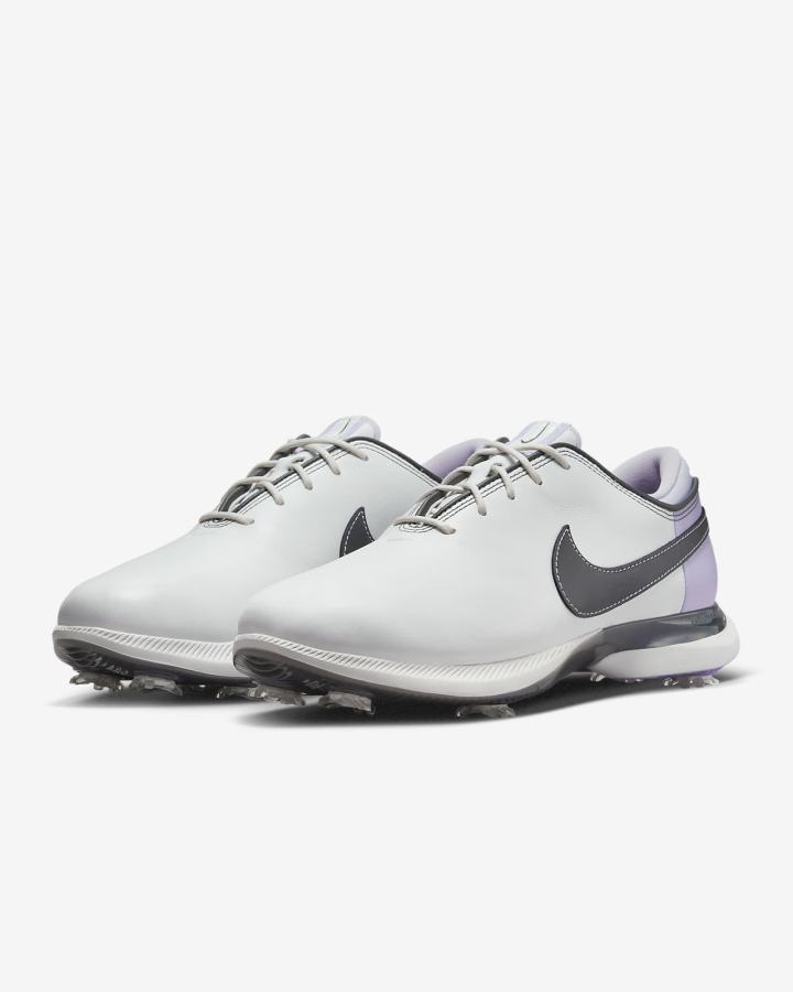 Nike Air Zoom Victory Tour 2 Muške Cipele Za Golf Bijele Ljubičaste Sive | HR-56734DCRA