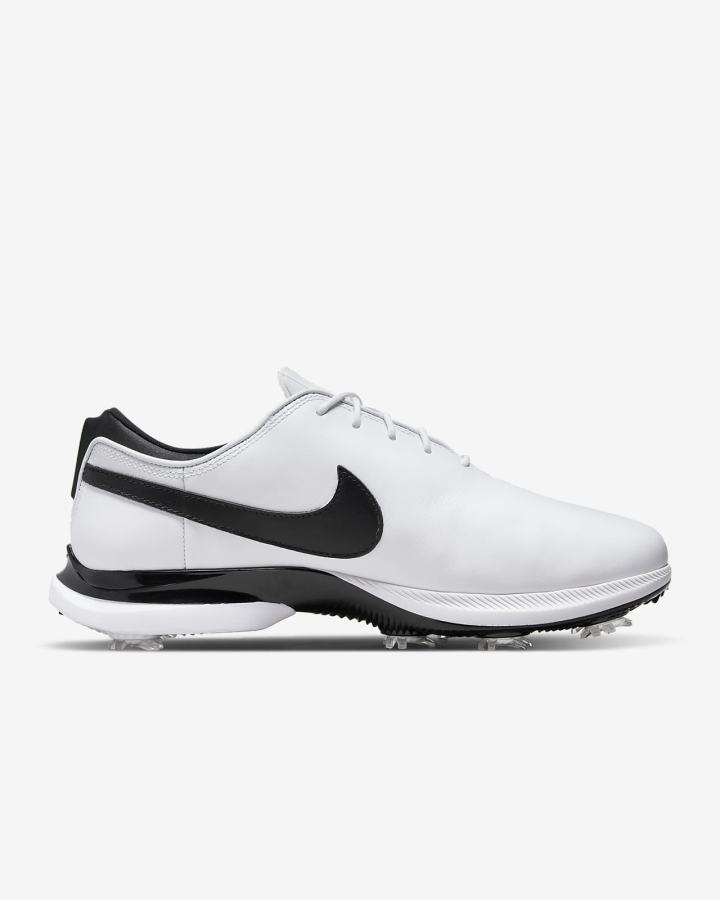 Nike Air Zoom Victory Tour 2 (Wide) Muške Cipele Za Golf Bijele Crne | HR-43210IREG