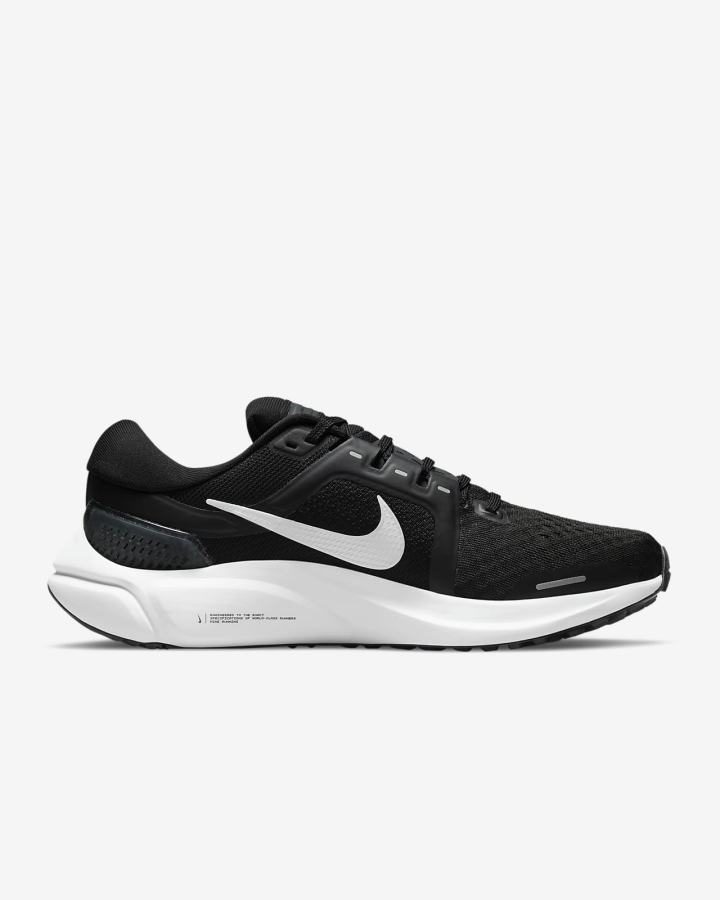 Nike Air Zoom Vomero 16 Road Ženske Tenisiće Crne Tamno Sive Bijele | HR-91358TELP