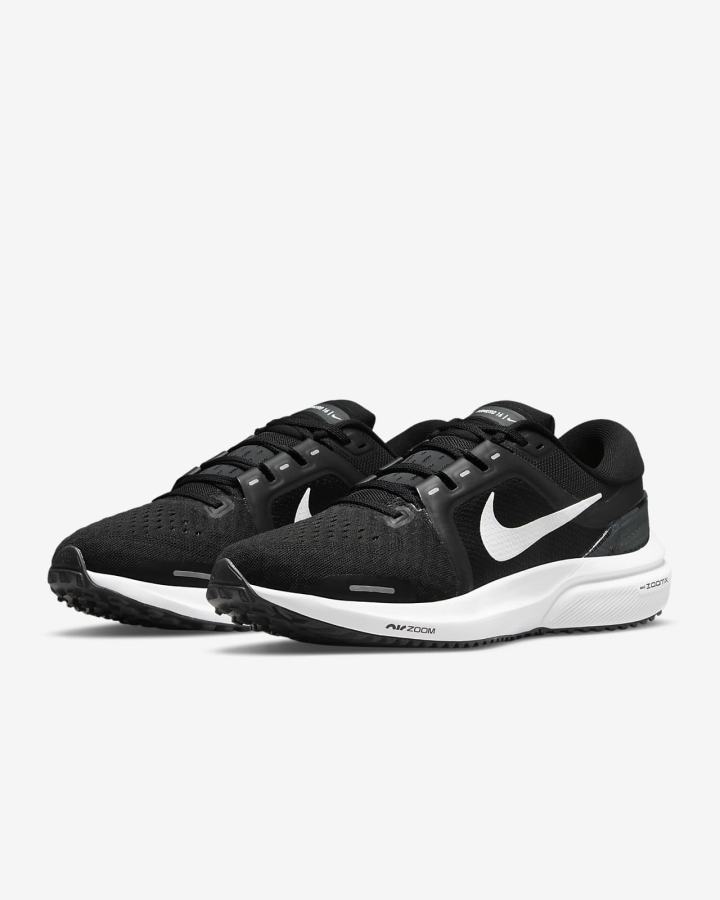 Nike Air Zoom Vomero 16 Road Ženske Tenisiće Crne Tamno Sive Bijele | HR-91358TELP