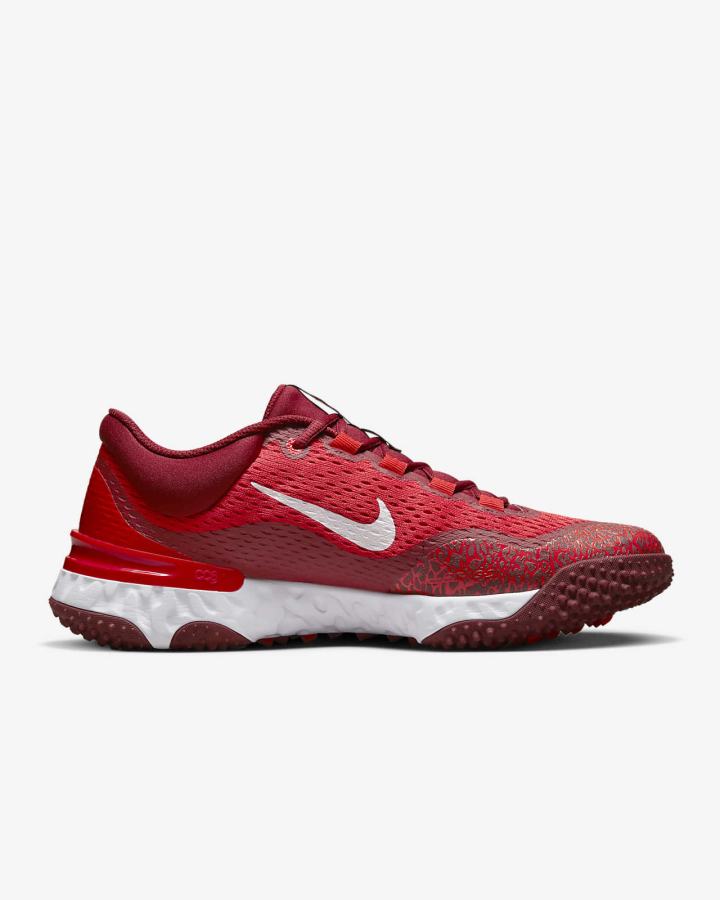 Nike Alpha Huarache Elite 4 Turf Muške Cipele Za Bejzbol Crvene Bijele | HR-46725VUKI