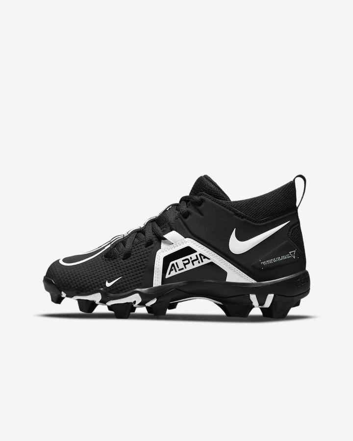 Nike Alpha Menace 3 Shark Kids Za Dječake Kopačke Crne Bijele | HR-58194PQGX