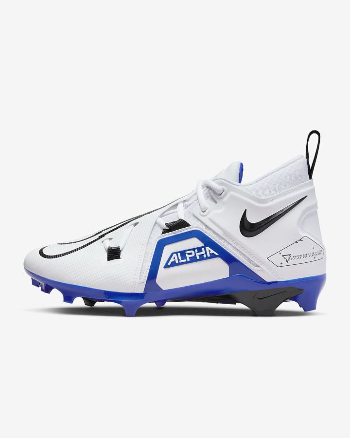 Nike Alpha Menace Pro 3 Muške Kopačke Bijele Kraljevska Plava Crne | HR-80657XRVT