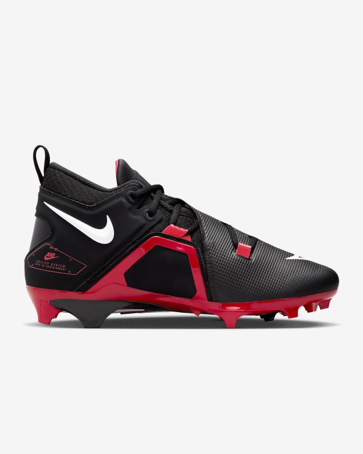 Nike Alpha Menace Pro 3 Muške Kopačke Crne Crvene Bijele | HR-96538UYCK