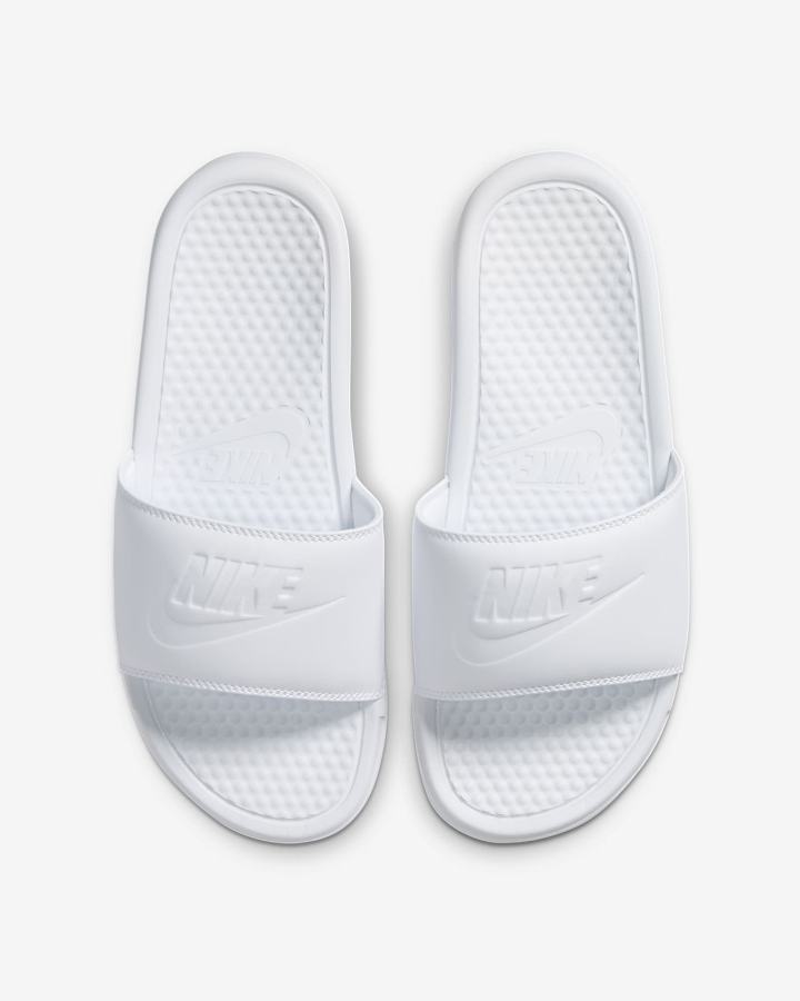 Nike Benassi JDI Ženske Slajdovi Bijele | HR-31250DGNJ