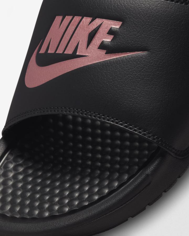 Nike Benassi JDI Ženske Slajdovi Crne Roze Zlatne | HR-58036XKCI