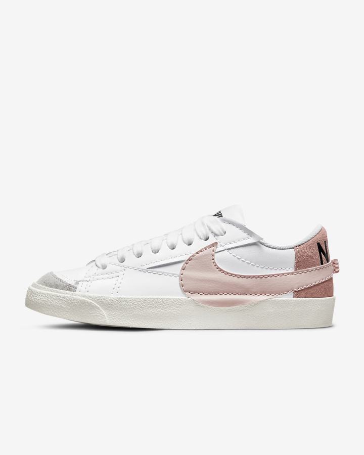 Nike Blazer Low \'77 Jumbo Ženske Tenisiće Bijele Roze Bijele Roze | HR-05489ZOFE