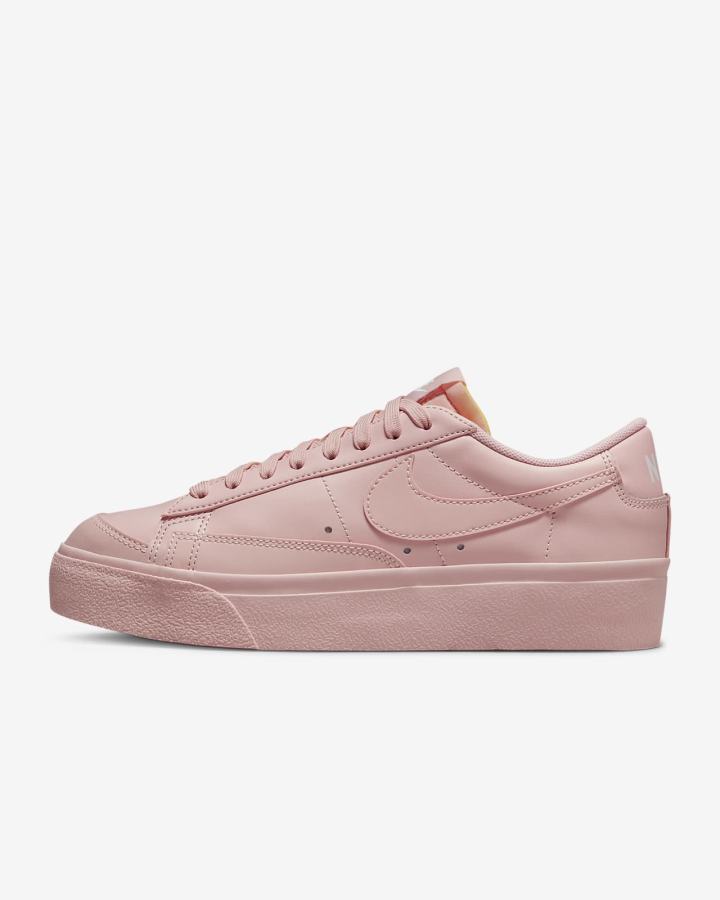 Nike Blazer Low Platform Ženske Tenisiće Crne Narančaste | HR-19042ETQR