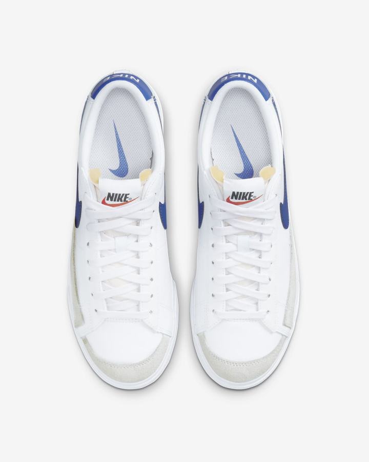 Nike Blazer Low Platform Ženske Tenisiće Bijele Narančaste Kraljevska Plava | HR-21903RSCZ