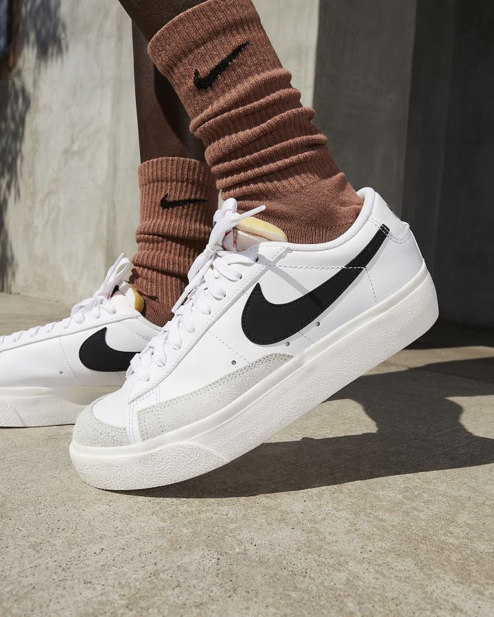 Nike Blazer Low Platform Ženske Tenisiće Bijele | HR-58193QWIE