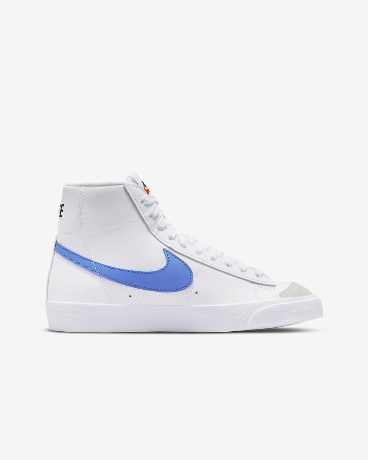 Nike Blazer Mid '77 Kids Za Djevojčice Tenisiće Bijele Plave Crne Crvene | HR-28371GMOS