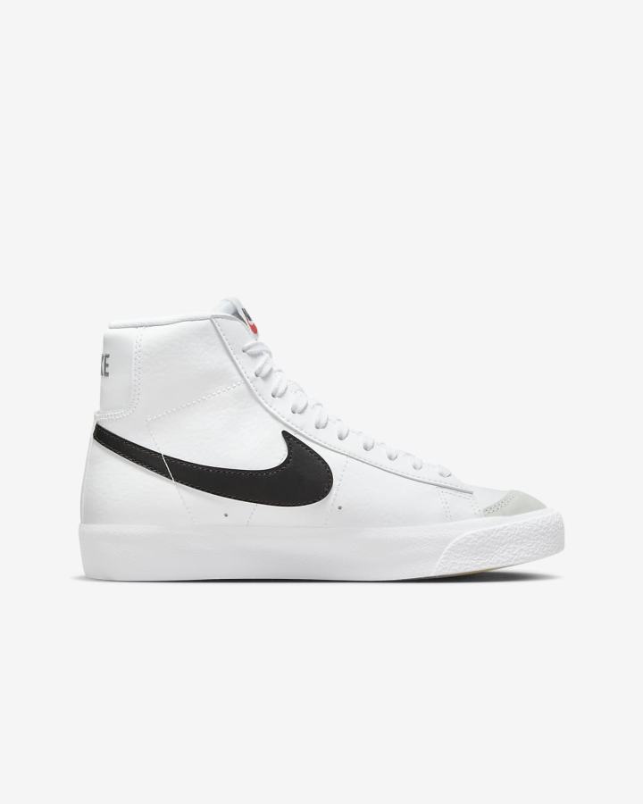 Nike Blazer Mid '77 Kids Za Djevojčice Tenisiće Bijele Narančaste Crne | HR-39580VWNJ