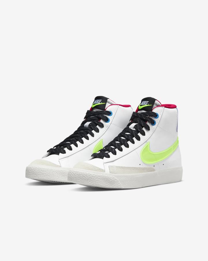 Nike Blazer Mid '77 Kids Za Djevojčice Tenisiće Bijele Kraljevska Plava | HR-93258JOSZ