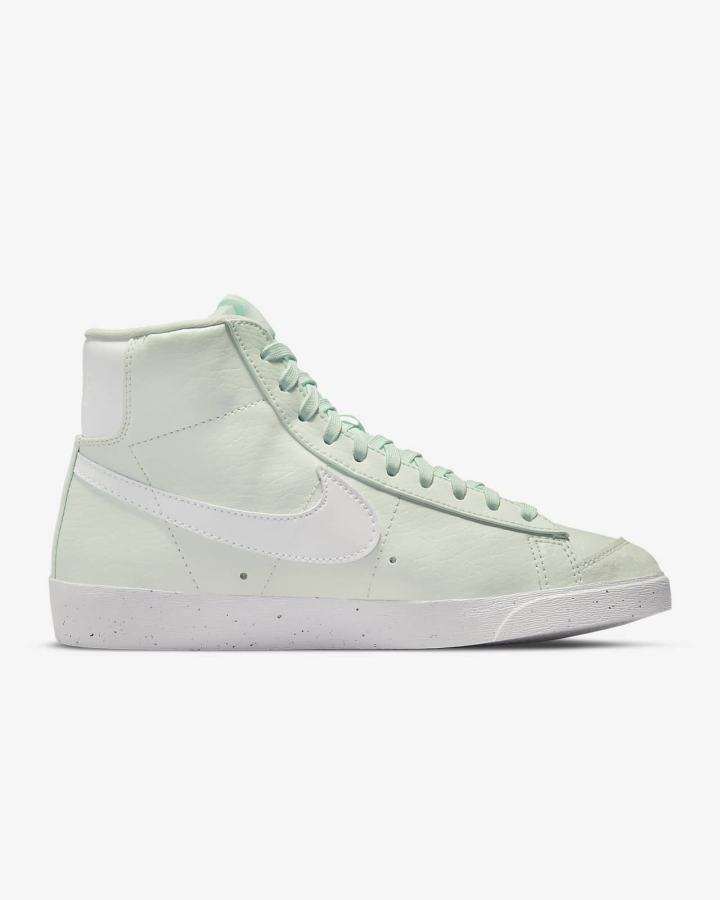 Nike Blazer Mid '77 Next Nature Ženske Tenisiće Zelene Crne Bijele | HR-62409ODFS