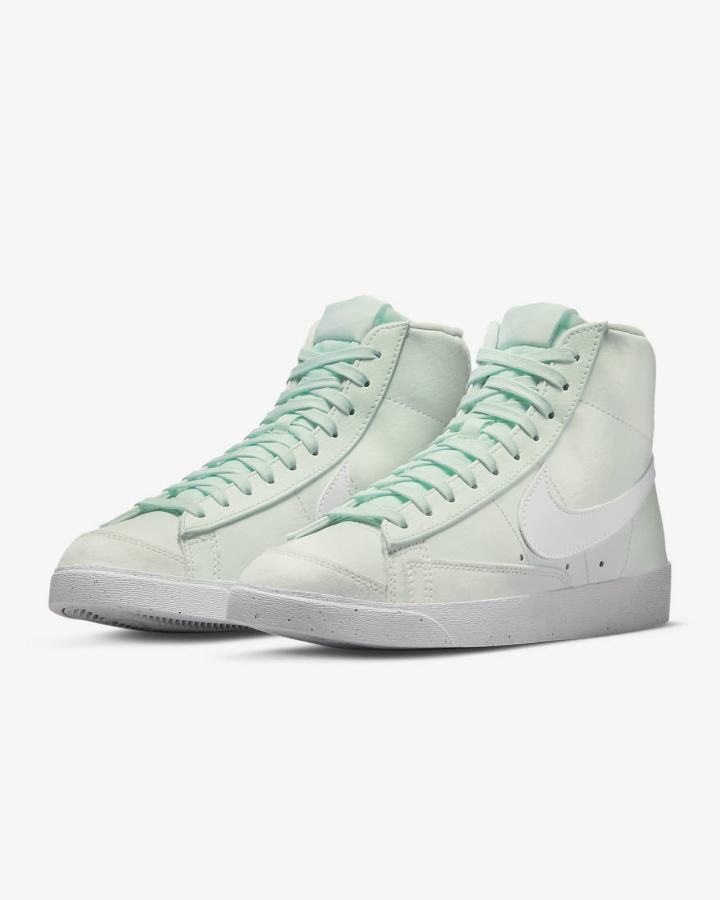 Nike Blazer Mid '77 Next Nature Ženske Tenisiće Zelene Crne Bijele | HR-62409ODFS