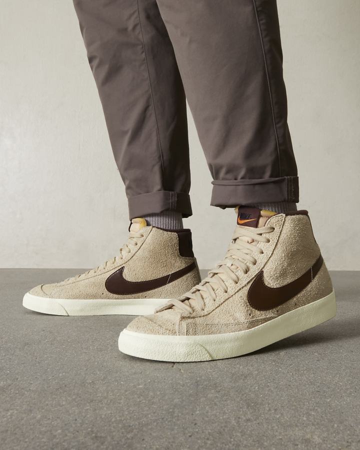 Nike Blazer Mid '77 Premium Muške Tenisiće Narančaste Svijetlo Čokoladne | HR-10283NPGU