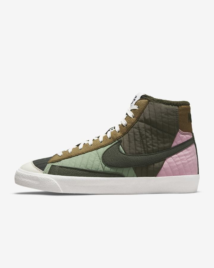 Nike Blazer Mid \'77 Premium Muške Tenisiće Maslinasto Zelene Smeđe | HR-36827DWPK