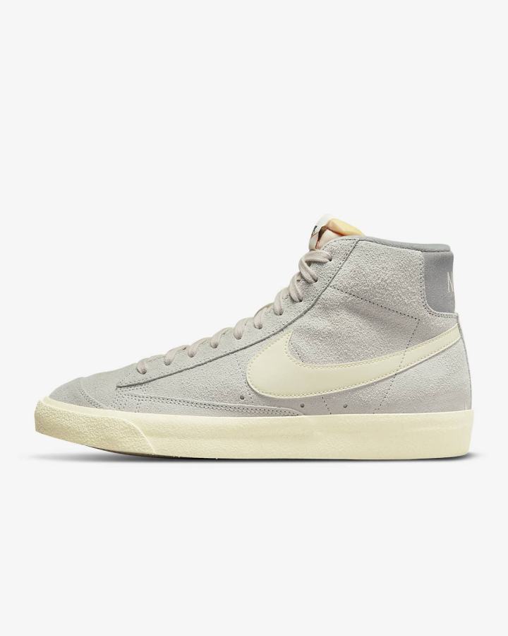 Nike Blazer Mid \'77 Premium Muške Tenisiće Svijetlo Bež Sive Narančaste | HR-73582RNDT