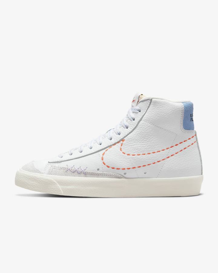 Nike Blazer Mid \'77 Ženske Tenisiće Bijele Ljubičaste Zelene Narančaste | HR-62845TOJQ