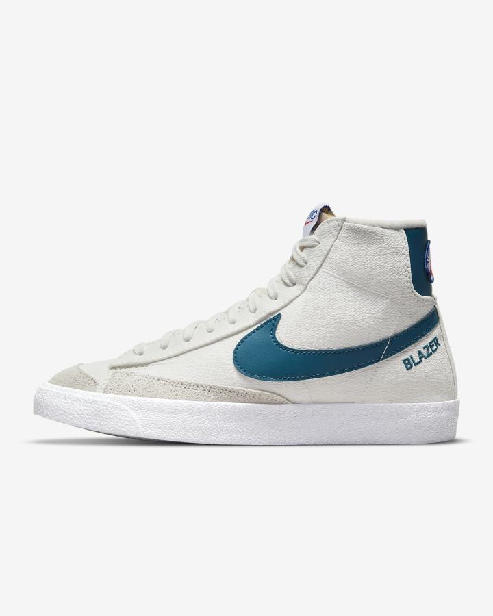 Nike Blazer Mid \'77 Ženske Tenisiće Bijele Kraljevska Plava | HR-73925ICES