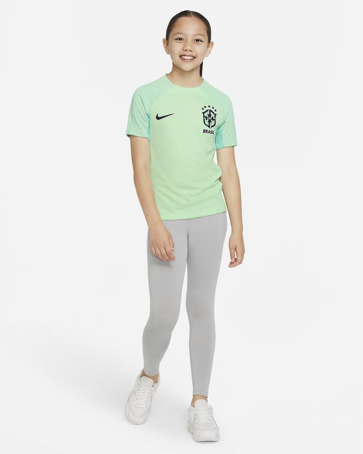 Nike Brasil Strike Kids Dri-FIT Short-Sleeve Soccer Top Za Dječake Majice Plave | HR-54837BYEF