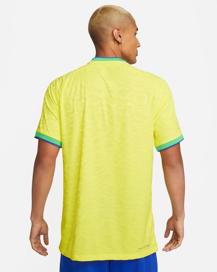 Nike Brazil 2022/23 Match Home Dri-FIT ADV Soccer Muške Dres Žute Zelene Plave | HR-82314SNZW