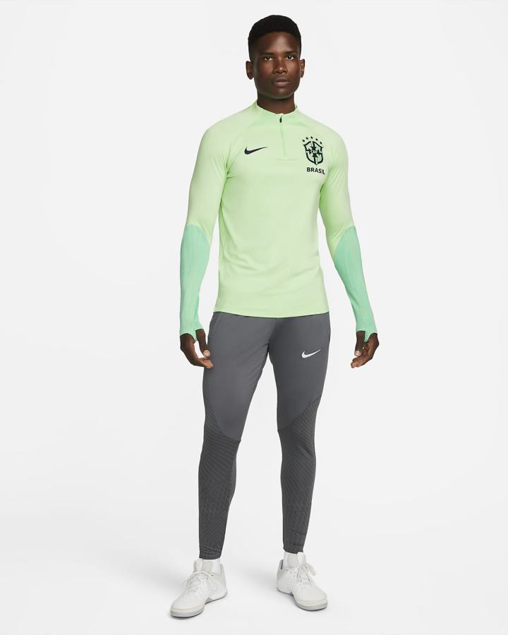 Nike Brazil Strike Dri-FIT Knit Soccer Drill Top Muške Košulje Plave | HR-98610OABM