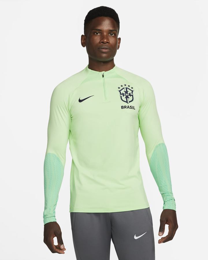 Nike Brazil Strike Dri-FIT Knit Soccer Drill Top Muške Košulje Plave | HR-98610OABM