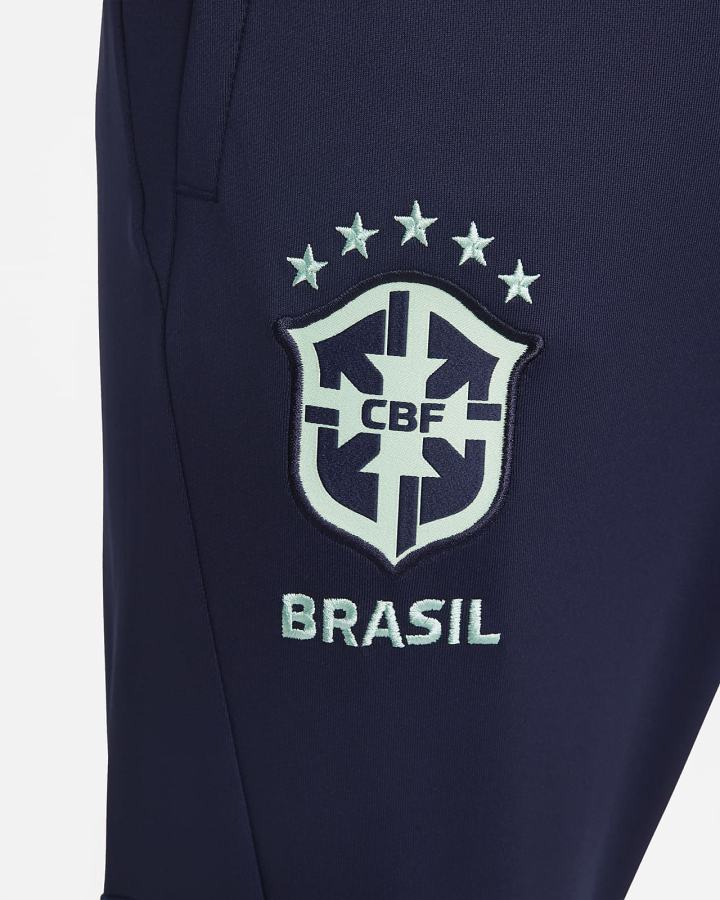 Nike Brazil Strike Dri-FIT Knit Soccer Muške Hlače Plave | HR-17849INMY